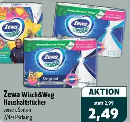 Aktiv Irma Zewa Wisch&Weg Haushaltstücher Angebot