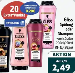 Aktiv Irma Gliss Spülung oder Shampoo Angebot