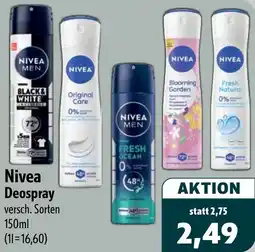 Aktiv Irma Nivea Deospray Angebot