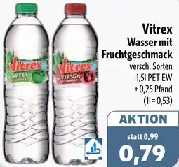 Aktiv Irma Vitrex Wasser mit Fruchtgeschmack Angebot