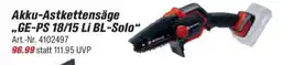 toom Baumarkt Einhell Akku-Astkettensäge ,,GE-PS 18/15 LI BL-Solo" Angebot