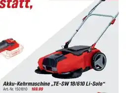 toom Baumarkt Einhell Akku-Kehrmaschine,,TE-SW 18/610 Li-Solo" Angebot