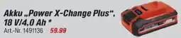 toom Baumarkt Einhell Akku,,Power X-Change Plus", Angebot