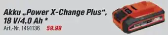 toom Baumarkt Einhell Akku,,Power X-Change Plus", Angebot