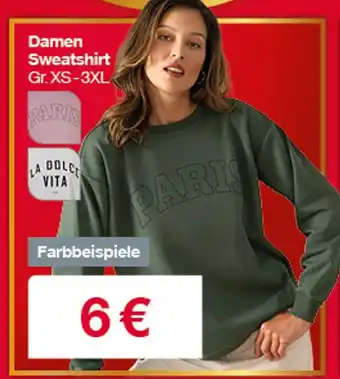 Woolworth Damen sweatshirt Angebot