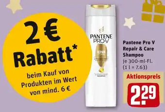 REWE Pantene pro v repair & care shampoo Angebot