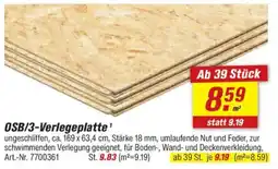 toom Baumarkt OSB/3-Verlegeplatte Angebot