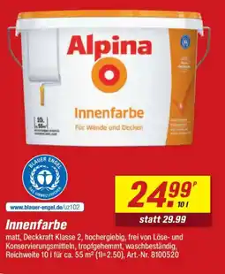 toom Baumarkt Alpina Innenfarbe Angebot