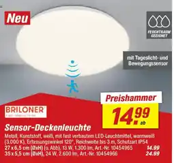 toom Baumarkt Briloner Sensor-Deckenleuchte Angebot