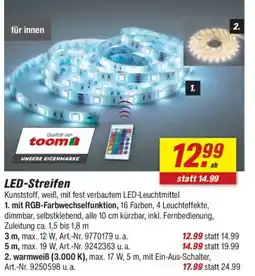 toom Baumarkt LED-Streifen Angebot
