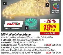 toom Baumarkt LED-Außenbeleuchtung Angebot