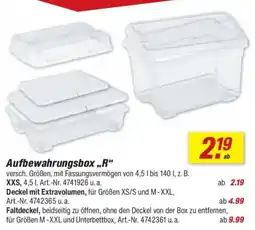 toom Baumarkt Aufbewahrungsbox ,,R" Angebot