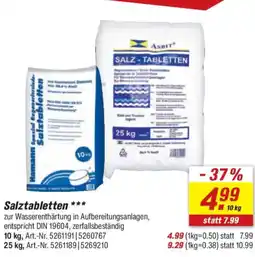 toom Baumarkt Salztabletten Angebot