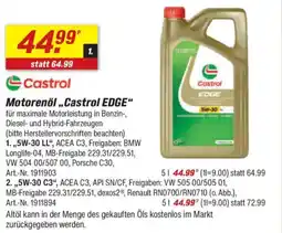 toom Baumarkt Castrol Motorenöl,,Castrol EDGE" Angebot