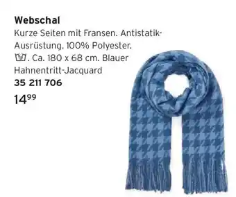Tchibo Webschal Angebot