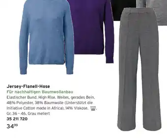 Tchibo Jersey-Flanell-Hose Angebot
