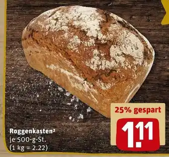 REWE Brot & mehr roggenkasten Angebot