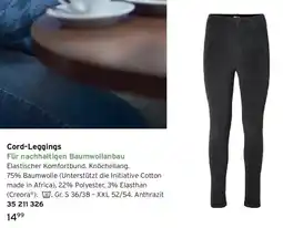 Tchibo Cord-Leggings Angebot