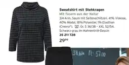 Tchibo Sweatshirt mit Stehkragen Angebot