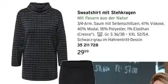 Tchibo Sweatshirt mit Stehkragen Angebot