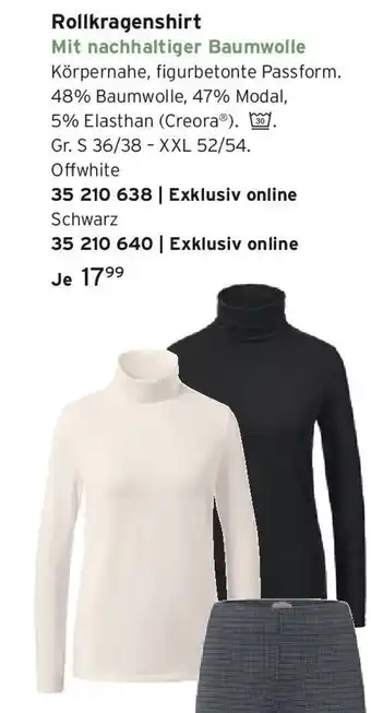 Tchibo Rollkragenshirt Angebot
