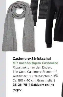 Tchibo Cashmere-Strickschal Angebot