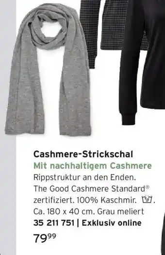 Tchibo Cashmere-Strickschal Angebot