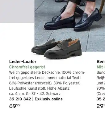 Tchibo Leder-Loafer Angebot