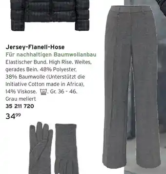 Tchibo Jersey-Flanell-Hose Angebot