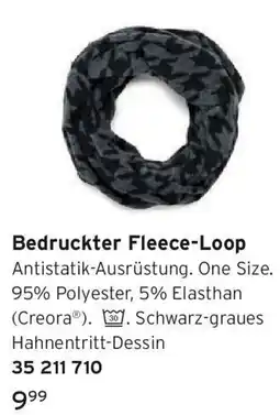 Tchibo Bedruckter Fleece-Loop Angebot