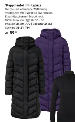 Tchibo Steppmantel mit Kapuze Angebot