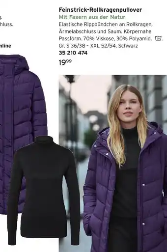 Tchibo Feinstrick-Rollkragenpullover Angebot
