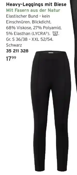 Tchibo Heavy-Leggings mit Biese Angebot