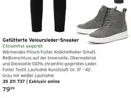 Tchibo Gefütterte Veloursleder-Sneaker Angebot
