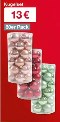 Woolworth Kugelset Angebot