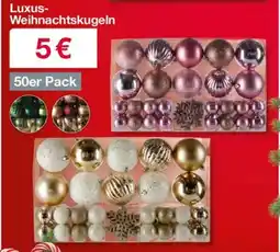 Woolworth Luxus- Weihnachtskugeln Angebot
