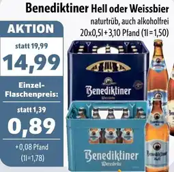 Aktiv Irma Benediktiner Hell oder Weissbier Angebot