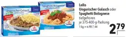 CITTI Markt LeRo Ungarischer Gulasch oder Spaghetti Bolognese Angebot