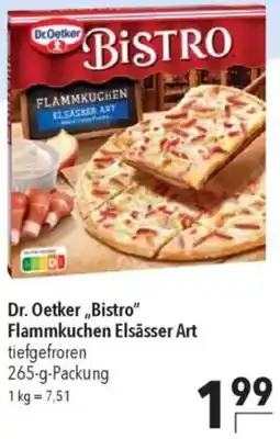 CITTI Markt Dr. Oetker „Bistro" Flammkuchen Elsässer Art Angebot