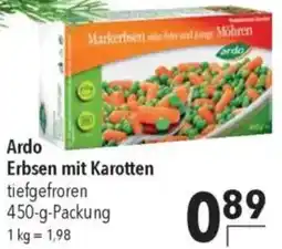 CITTI Markt Ardo Erbsen mit Karotten Angebot