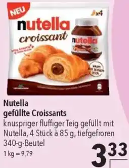 CITTI Markt Nutella gefüllte Croissants Angebot