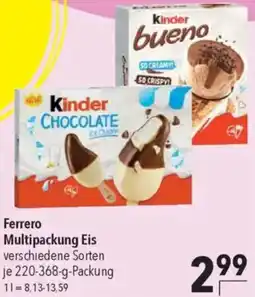 CITTI Markt Ferrero Multipackung Eis Angebot