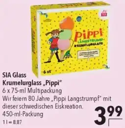 CITTI Markt SIA Glass Krumelurglass „Pippi" Angebot