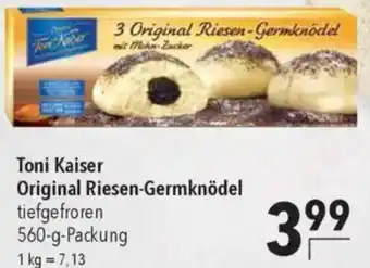 CITTI Markt Toni Kaiser Original Riesen-Germknödel Angebot