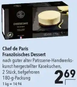 CITTI Markt Chef de Paris Französisches Dessert Angebot