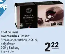 CITTI Markt Chef de Paris Französisches Dessert Angebot