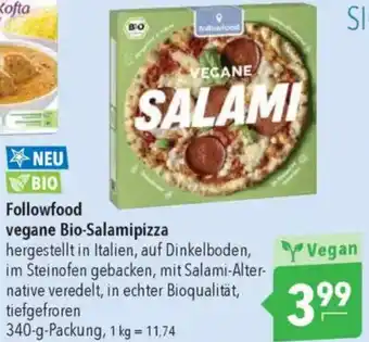 CITTI Markt Followfood vegane Bio-Salamipizza Angebot