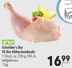 CITTI Markt Schröder's Bio TK Bio Hähnchenkeule Angebot