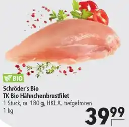 CITTI Markt Schröder's Bio TK Bio Hähnchenbrustfilet Angebot
