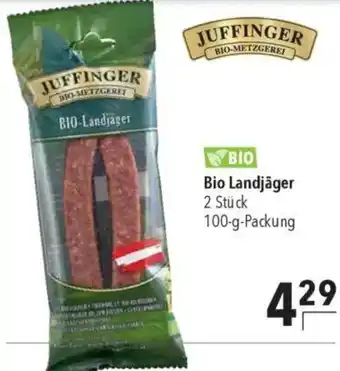 CITTI Markt JUFFINGER Bio Landjäger Angebot